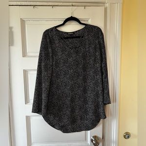 Long bell sleeve express blouse size medium